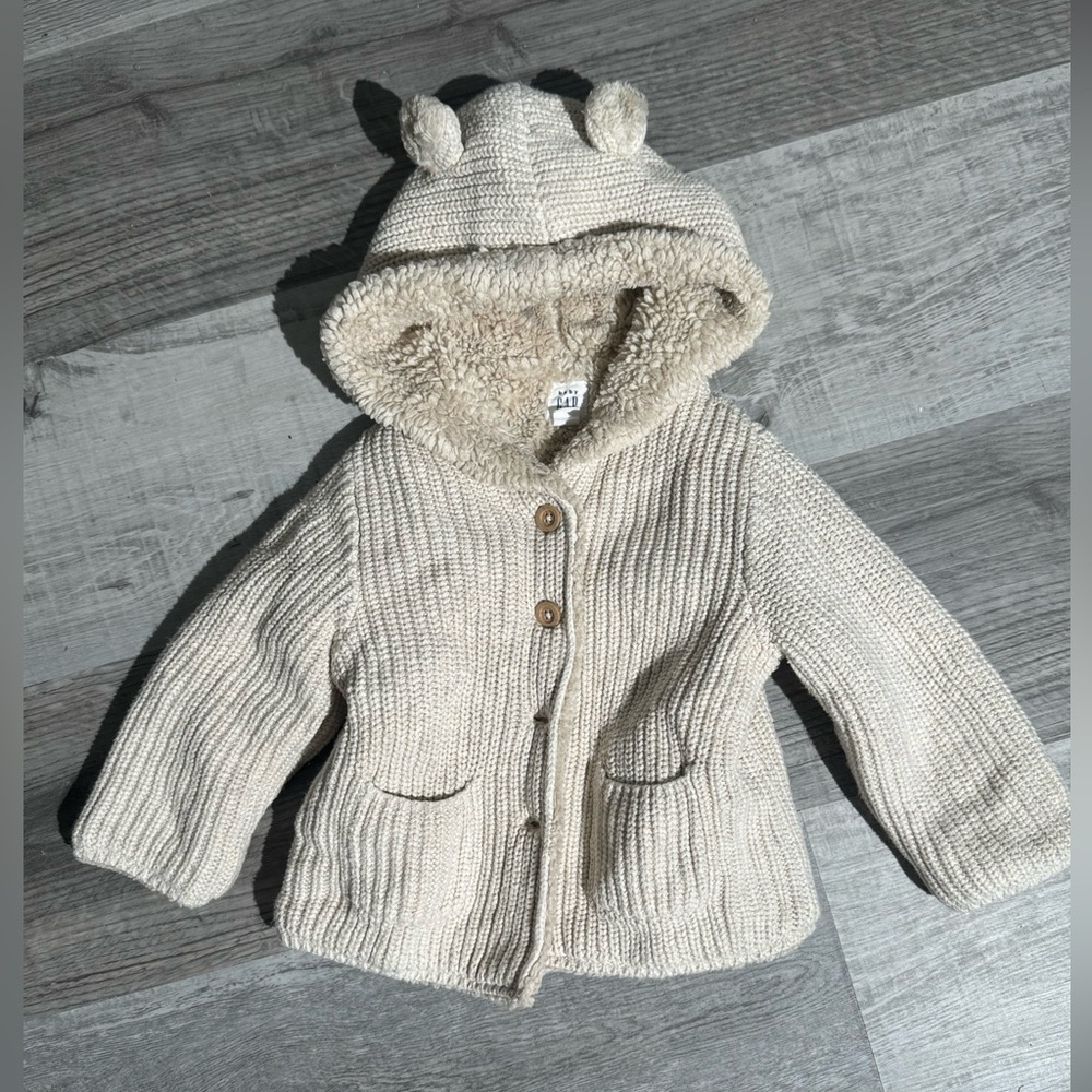 Baby Gap 12/18 months teddy bear jacket